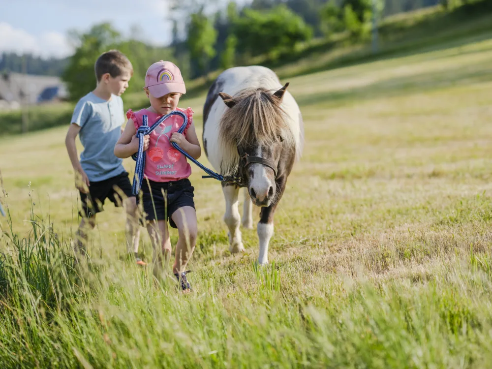 Emilia mit Pony © Eberle/Schwarzwald Tourismus