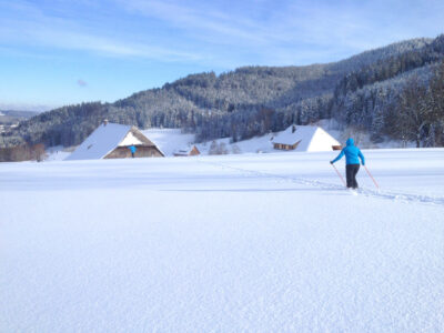 Winter Langlauf Tiefschnee